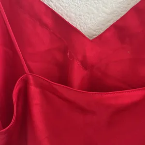 Vintage Victoria's Secret Gold Label Red Slip Cami Top Blouse Small thumbnail 5