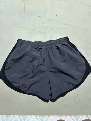 Nike Women’s charcoal and Black Running Shorts large thumbnail 6