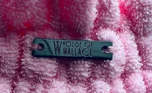House of Wallace pink ruffle terry skirt barbie layered S thumbnail 3