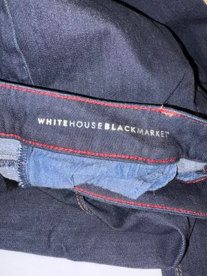 White House Black Market jeans The Slim style straight leg slim fit Size 4 thumbnail 7