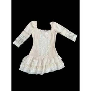 LOVESHACKFANCY Shania Mini Dress in Nougat NWT Size 00 $495 thumbnail 4
