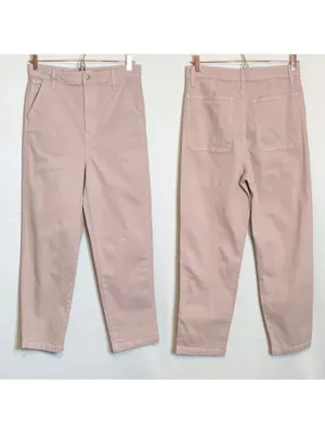 Madewell Classic Straight Leg Crop Jean Pant In Wisteria Dove Size 28 thumbnail 4