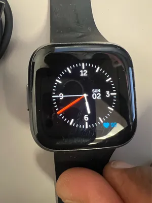Fitbit Versa 2 - Health & Fitness Smart Watch Graphite Body / Black Band FB507 thumbnail 1