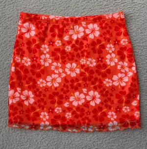 SheIn Orange Flower Skirt thumbnail 1
