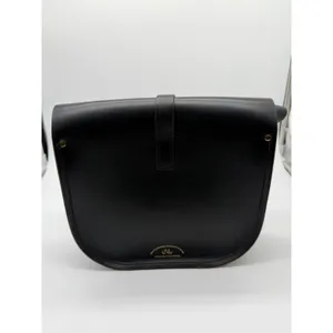 The Cambridge Satchel Company Saddle Bag Women Small Black Leather Crossbody thumbnail 3