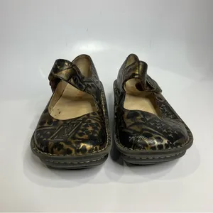 Alegria Paloma poker face‎ mary Jane comfort Shoes gold black size 37 thumbnail 2