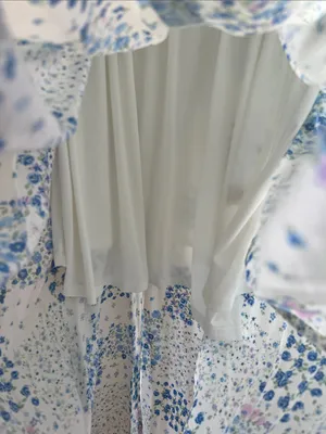 Floral Sleeveless Corset Front Tie Midi Dress Large thumbnail 12