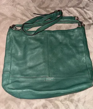 Coach Green Leather Bag thumbnail 1