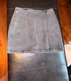 Wild Fable Faded Black Denim Skirt thumbnail 1