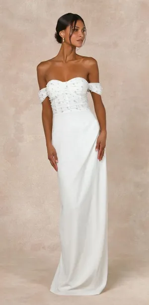 Lulus White Pearl Dress thumbnail 1