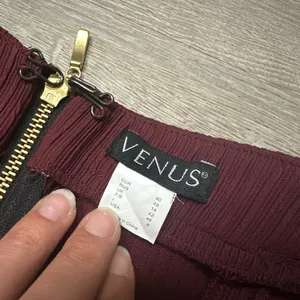 •Venus• Burgundy Peplum Dress thumbnail 5