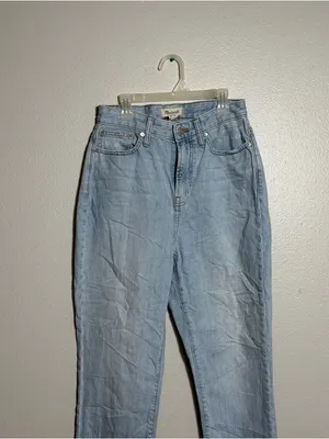 Madewell Women Denim The‎ Curvy Perfect Vintage Light Blue Jeans size 26 thumbnail 2