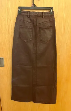 Anthropologie Pilcro Denim Maxi Skirt thumbnail 2