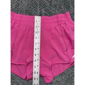 LULULEMON Women's Speed Up Shorts Pink stretch Black Size 6 thumbnail 8
