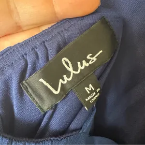 Lulus Mythical Kind of Love Navy Maxi Dress Size M thumbnail 8
