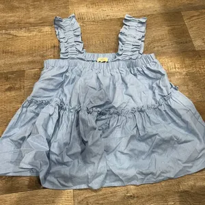 Entro small blue blouse thumbnail 1