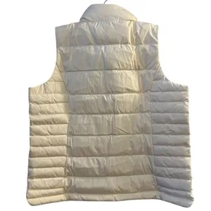 Lands’ End Women's Ivory Down Puffer Vest Size L Petite Lightweight‎ Casu… thumbnail 2