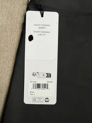 Alo Yoga Airlift Energy Shorts Black L thumbnail 4