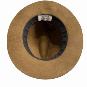 Anna & Ava Women 100%‎ Wool Fedora Hat Brown Western Rancher Wide Brim Boho Fall thumbnail 7