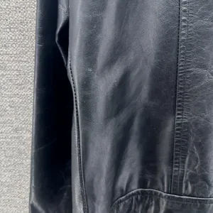 Old Navy Leather Moto Jacket‎ Black Large thumbnail 7