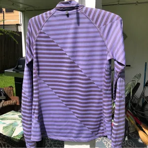 Nike Element Running Half Zip Purple Stripe M thumbnail 2