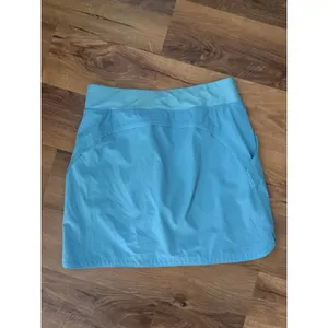 Women’s Blue Teal Lands End Swim‎ Skirt Size 6 Pockets Tummy Control thumbnail 2