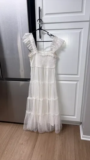 Blu Pepper Boutique White Dress Medium thumbnail 4