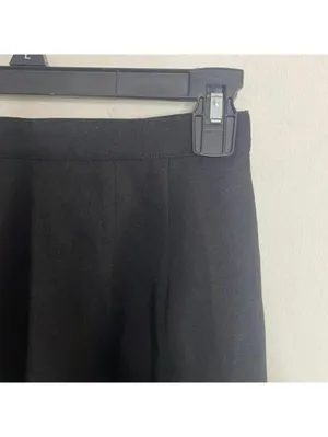 💕Karl Lagerfeld Black 100% Wool Black Pencil Skirt Minimal Business Career work thumbnail 2