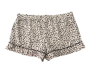 Victoria's Secret Pink and Black Hearts Pajama Sleepwear Bottoms thumbnail 2