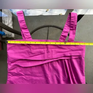 New York & Company Y2K Sleeveless Top in Fuchsia Size 2 thumbnail 2