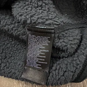 The North Face Black Crescent Hooded Half Zip Fleece Lined Pullover Medium thumbnail 10