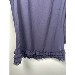 NWT Gap 2009 Top Womens Medium Blue Sheer‎ 3/4 Sleeve Blouse Lightweight thumbnail 12