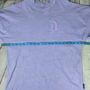 Disneyland Resort Spirit Jersey Purple Glitter Puff Print Shirt Small S thumbnail 6