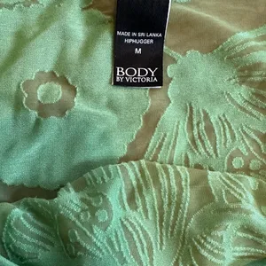 Vintage Victoria’s Secret Semi Sheer Burnout Floral Butterfly Lounge Set thumbnail 6