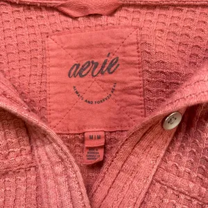 Aerie Oversized LumberJane Waffle Shacket thumbnail 3