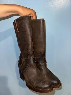 Frye Boots Harnless Leather Bootd thumbnail 3