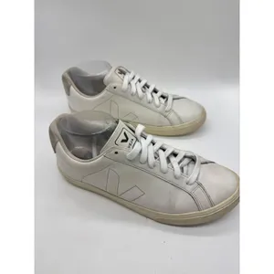Veja Esplar Triple White Size 9 Leather Sneakers Low Top Classic Brazil thumbnail 3