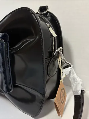 Dr. Martens NWT Vegan Bow Bag Black Goth Punk Y2K Backpack Crossbody Grunge thumbnail 3