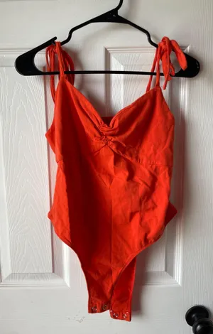 bodysuit Orange Size XXL thumbnail 2