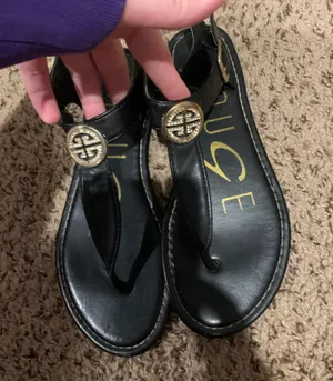 sandals Black Size 6.5 thumbnail 1