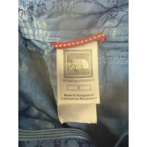 The North Face Women’s Sz 8 Blue Floral Athletic Shorts Nylon Outdoor Active thumbnail 6