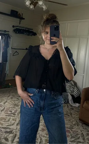 Free people blouse thumbnail 1