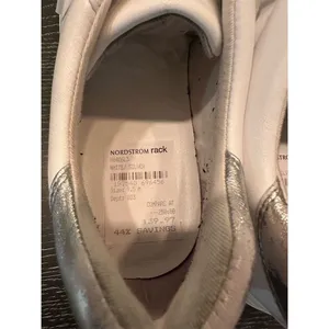 Vince Women's White Leather Lace-Up Sneakers Size 9.5 Casual Fashion thumbnail 9