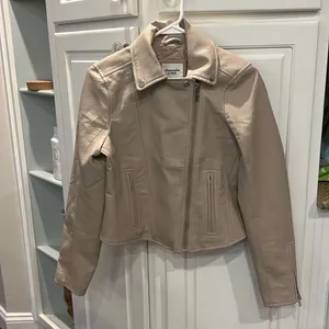 Abercrombie And Fitch Vegan Leather Moto Jacket thumbnail 1