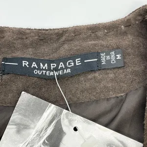 VTG Rampage Fringe Suede Set Vest M Skirt 11 Brown Western Boho Indie Festival thumbnail 6