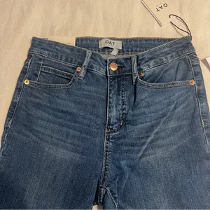 OAT NY NWT High Rise Boot cut size 27 Blue thumbnail 1