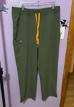 Figs Olive Technical Collection Scrub Pants thumbnail 1
