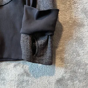 Lululemon Daily Practice Jacket Full Zip Hooded‎ Grey And Black Womens Size 6 thumbnail 7