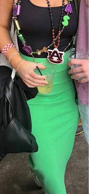 Princess Polly Green Skirt thumbnail 1