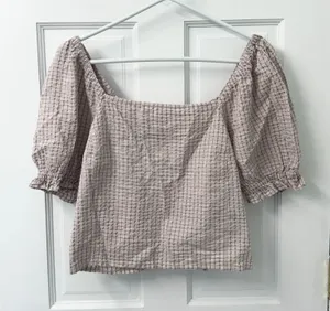 Madewell puff sleeve top L thumbnail 1